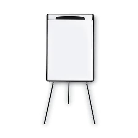 Mastervision Magnetic Gold Ultra Dry Erase Tripod Presentation Easel with Arms, 28" x 38.5", White Surface EA23062119